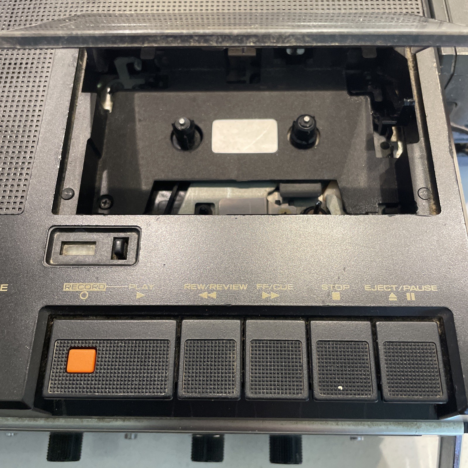VTG 1979 PANASONIC TR-4001P Tv/Radio/Cassette Recorder W/ Power Adpt TESTED READ