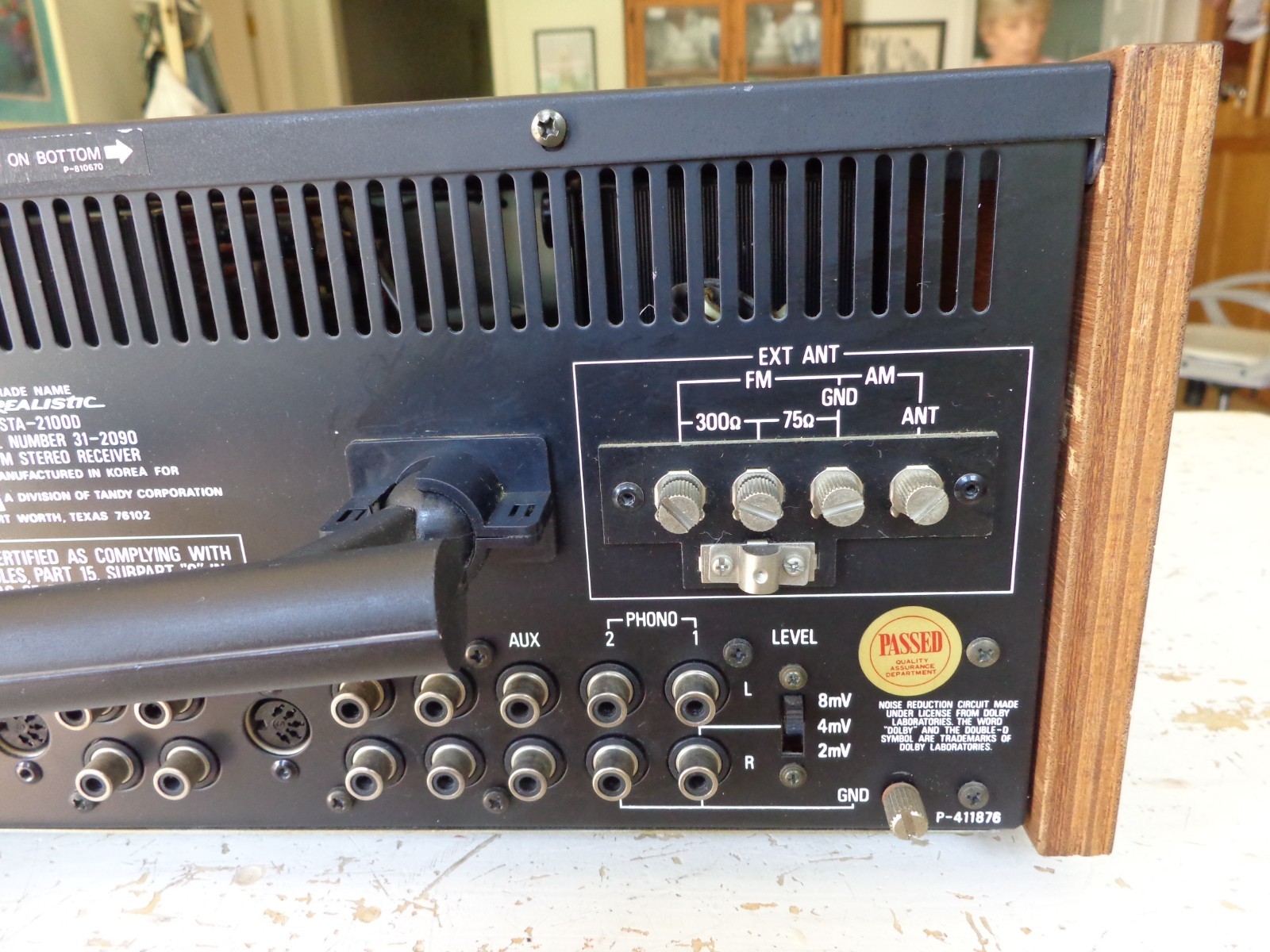 Realistic STA-2100D Receiver – Looks Nice – Needs Power Switch