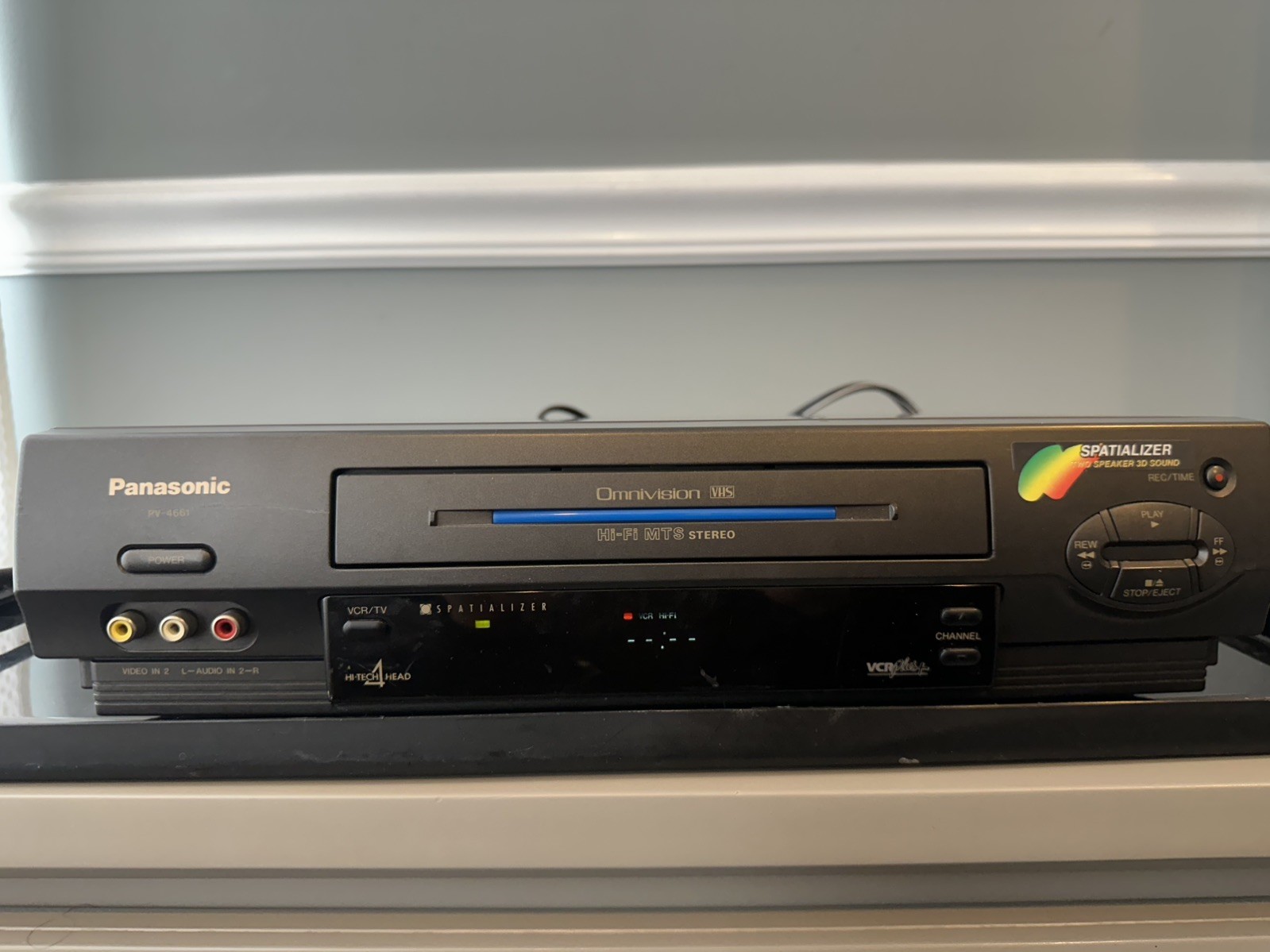 Panasonic VCR PV-4661 Japan Blue Line Omnivision For Parts Only NO REMOTE
