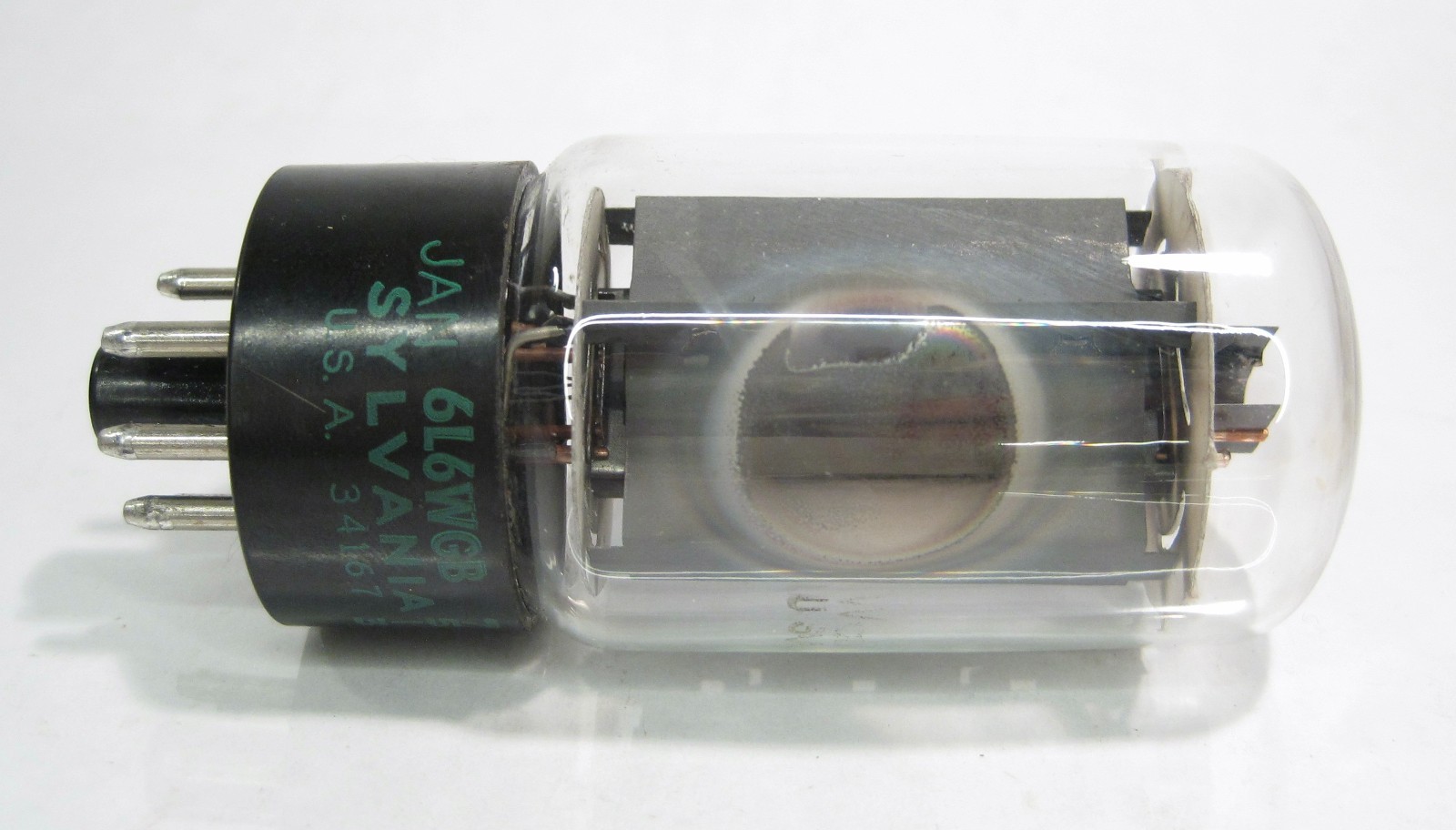 Sylvania Vintage Electron Vacuum Tube Model No. JAN 6L6WGB Used