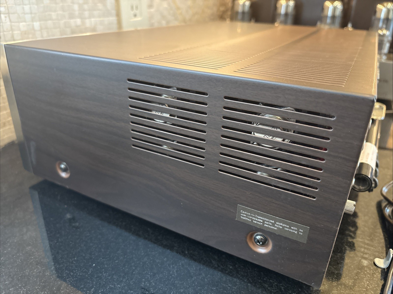 Kenwood KR-100 AM/FM Stereo Receiver 33 WPC Open Box Perfect Working Condition