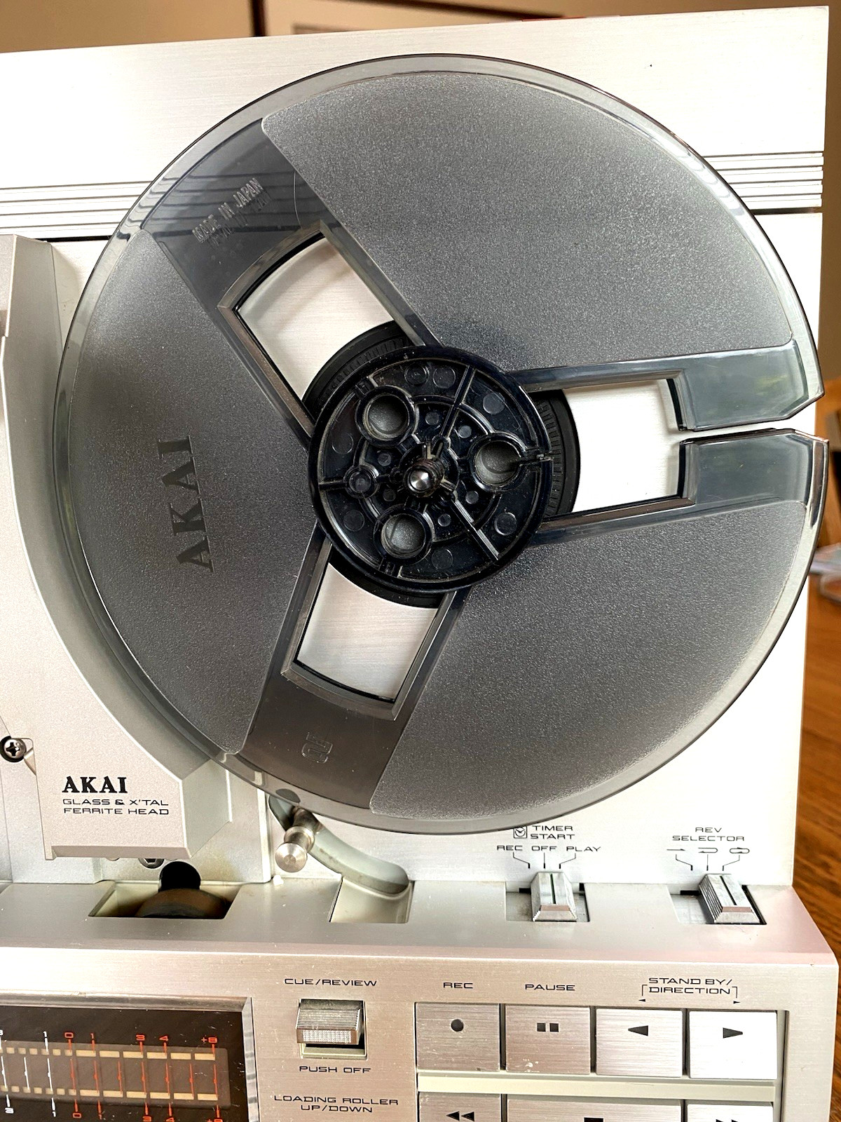 Akai GX-77 Stereo Reel to Reel Tape Recorder TESTED Working & Cosmetically 9.5