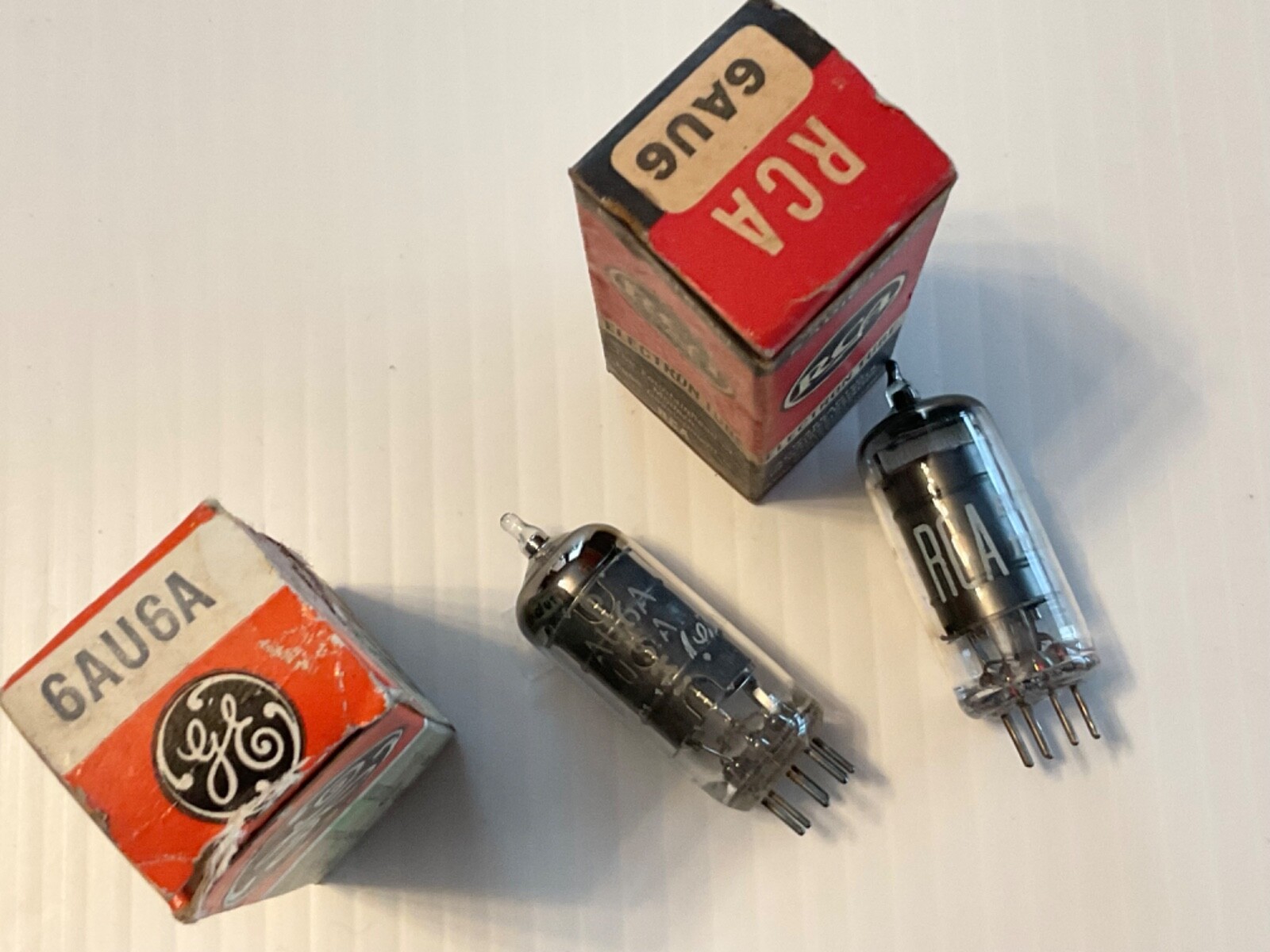 Vacuum tubes 6AU6& 6AU6A RCA/ GE. Just Tested good FREE SHIP NOS?