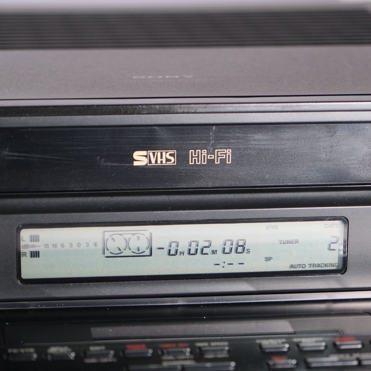 SONY SVO 2000 Professional VCR S-VHS Player recently serviced WORKING!