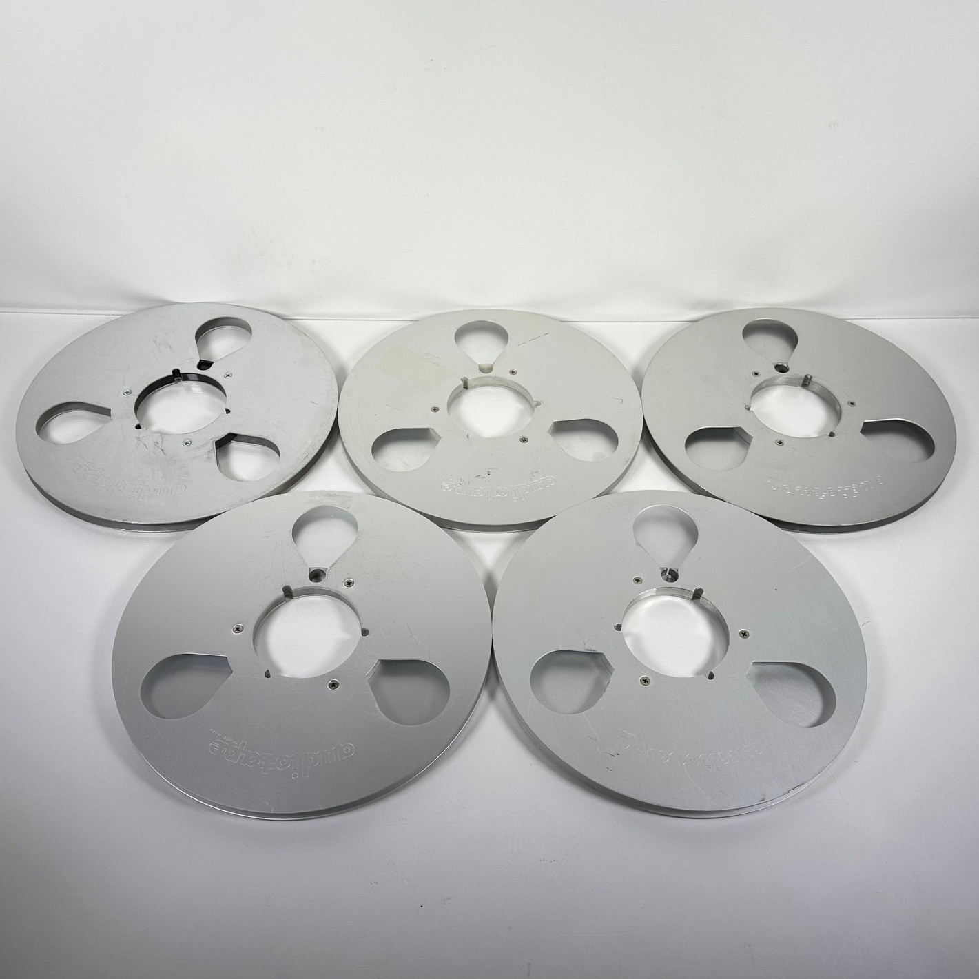 (Lot of 10) Audiotape Metal Tape Reel 10.5″ x 1/4″ Take Up