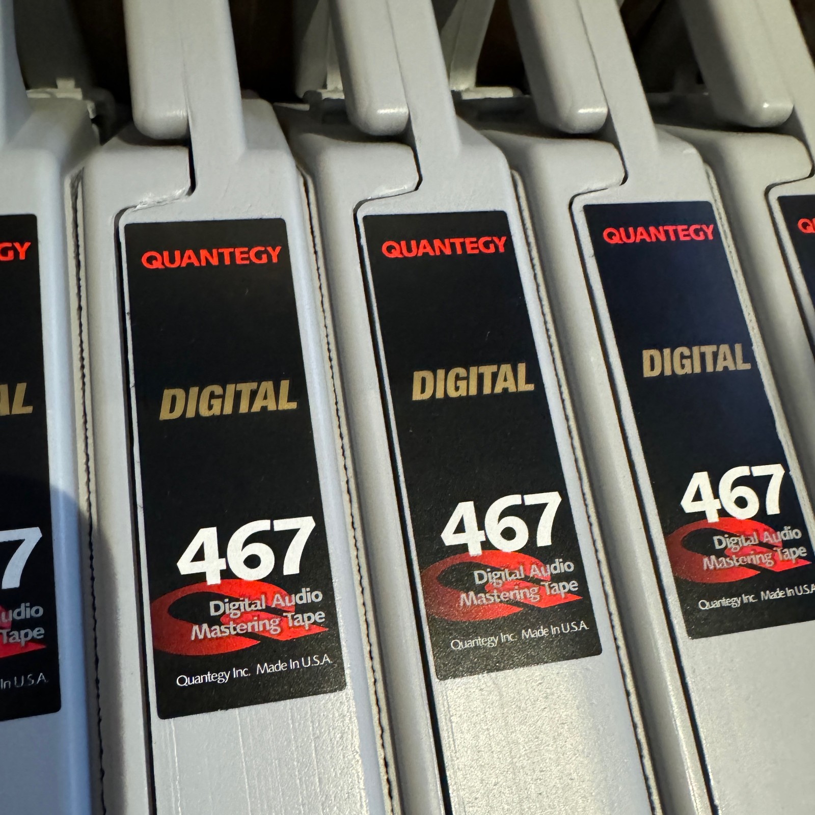 Quantegy 467 Digital Mastering Audio Tape 1/2″ x 9700′ Large 14 Inch Reel (new)