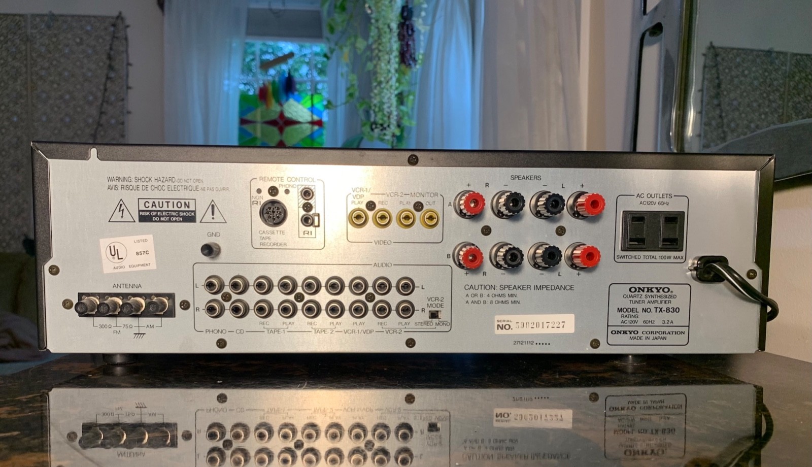 Onkyo TX-850 Quartz Synthesized Tuner Amplifier with Remote and Manual