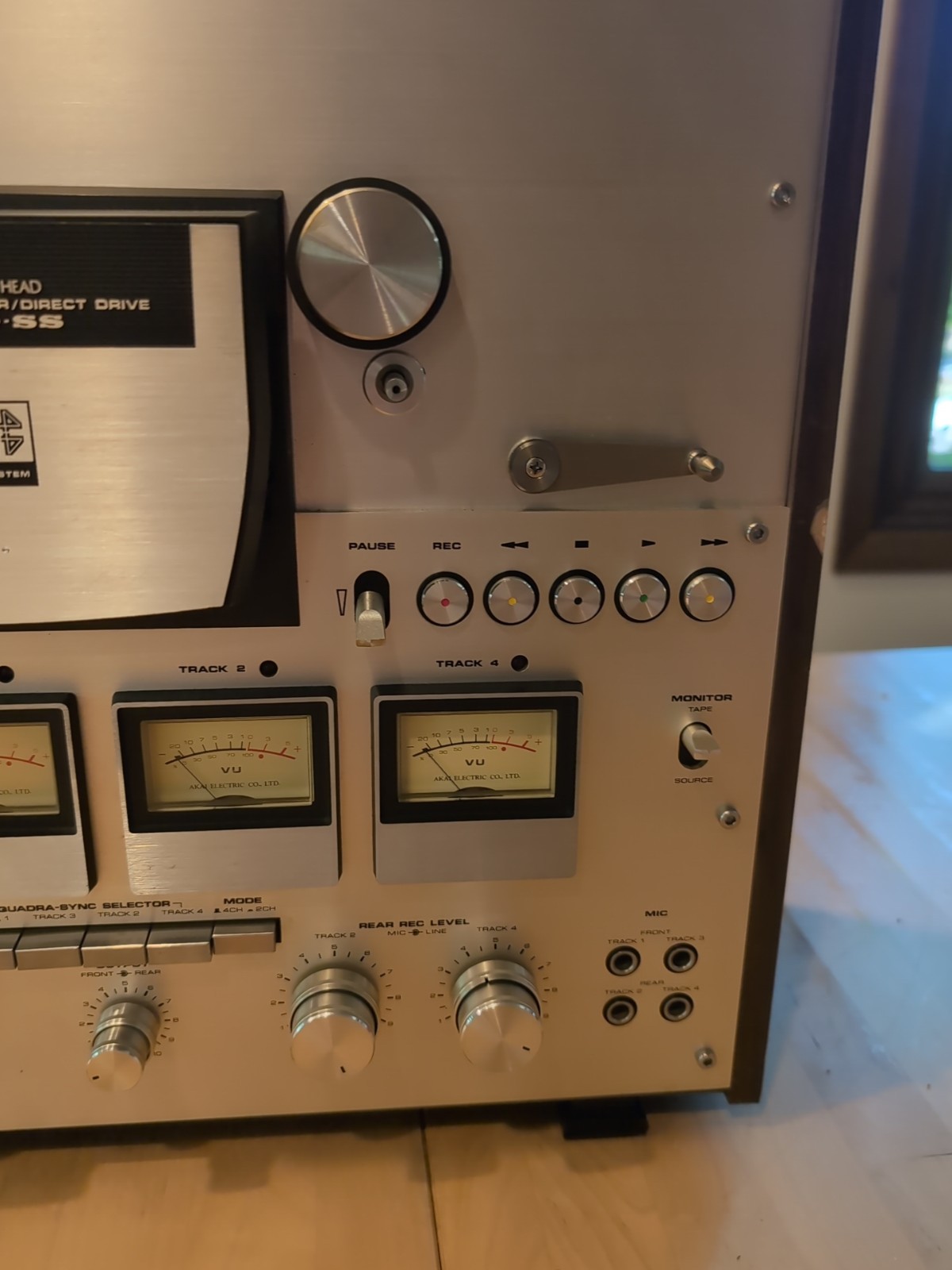 Akai GX-630D SS Stereo/Quadraphonic Pro Reel to Reel Tested Works!