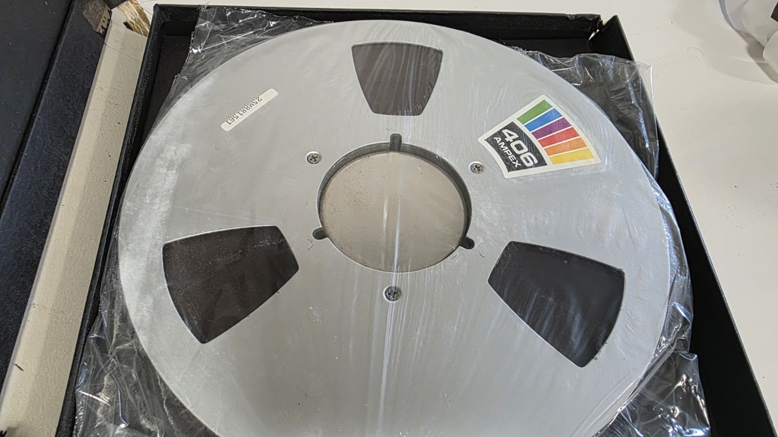 Lot Of 5 Ampex 406 Metal 1/4″ Reel To Reels