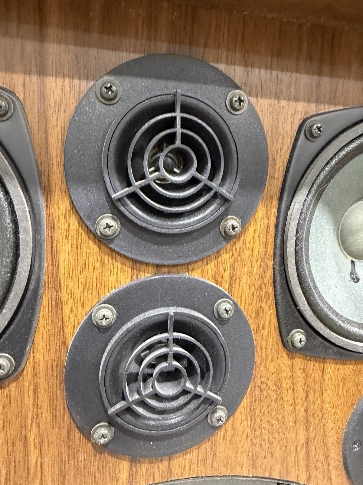 Vintage Kenwood KL-777A Stereo Floor Speaker Wood Grain Working Tested Single