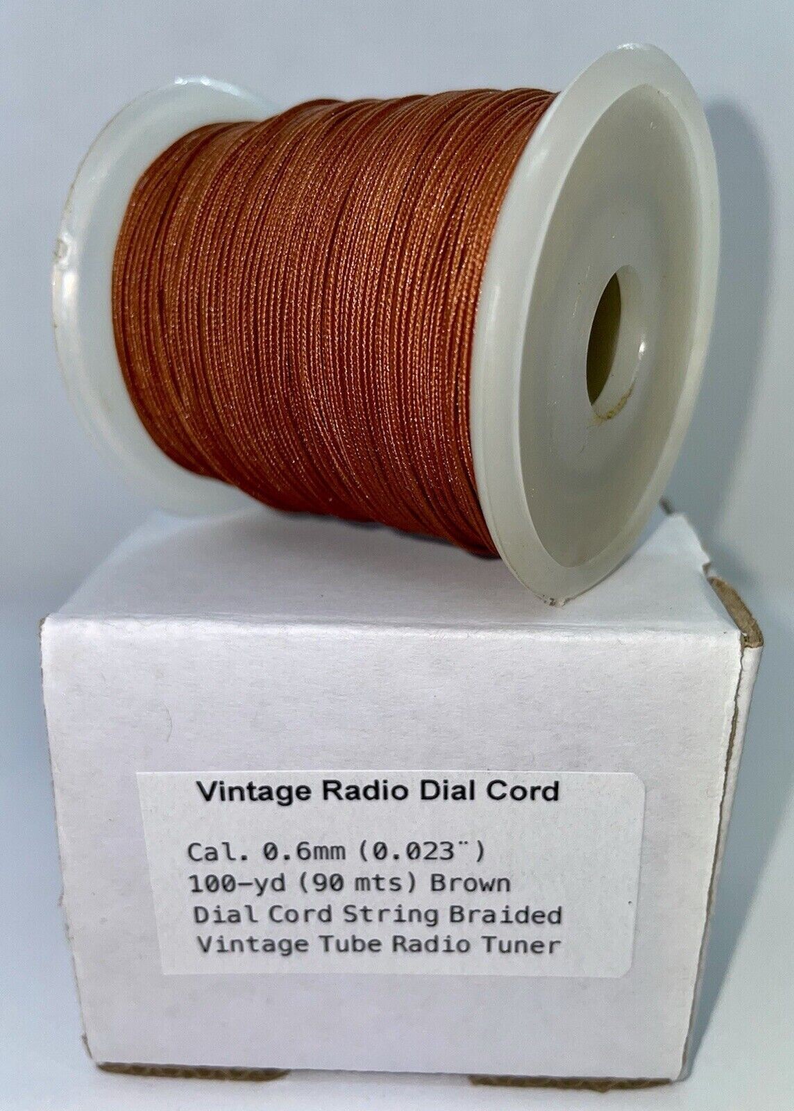 4 Reels Dial Cord Radio, different Cal. 1.5mm, 7mm, 6mm, and 5mm. NOS Heavy cord