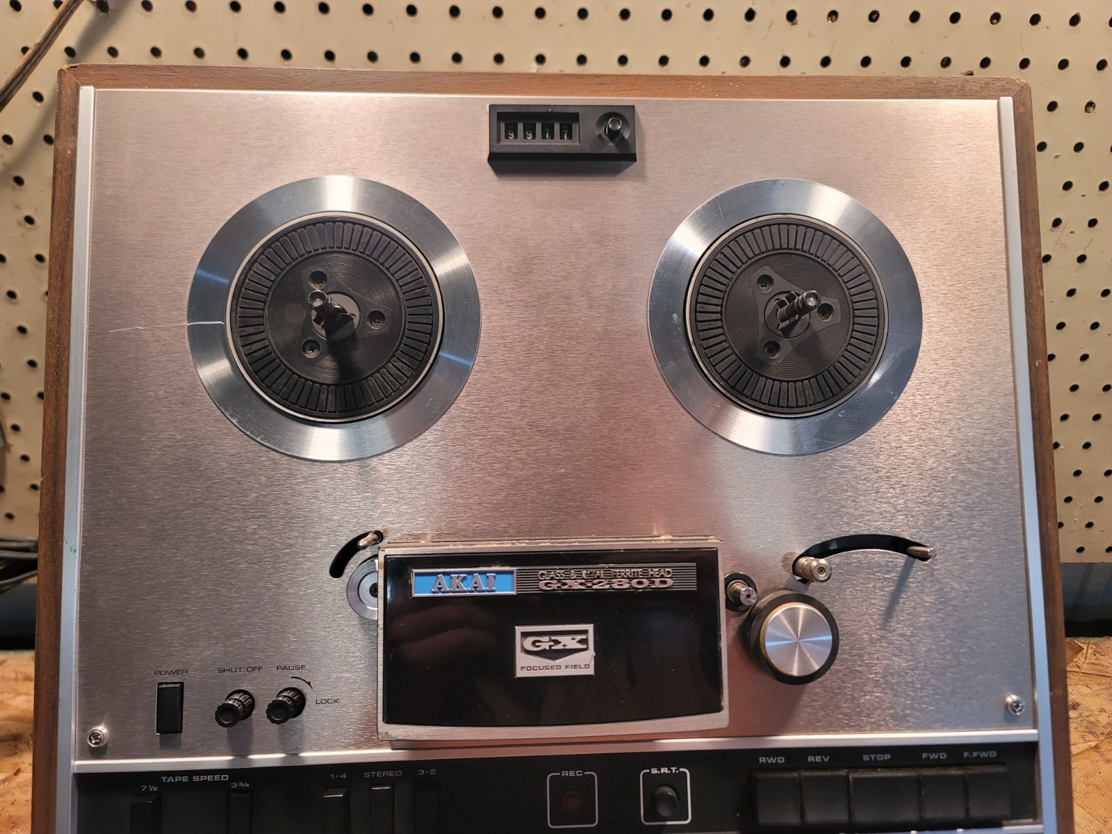 Akai GX-280D Surround Sound Stereo 4-Track/Stereo Reel To Reel AS-IS Works