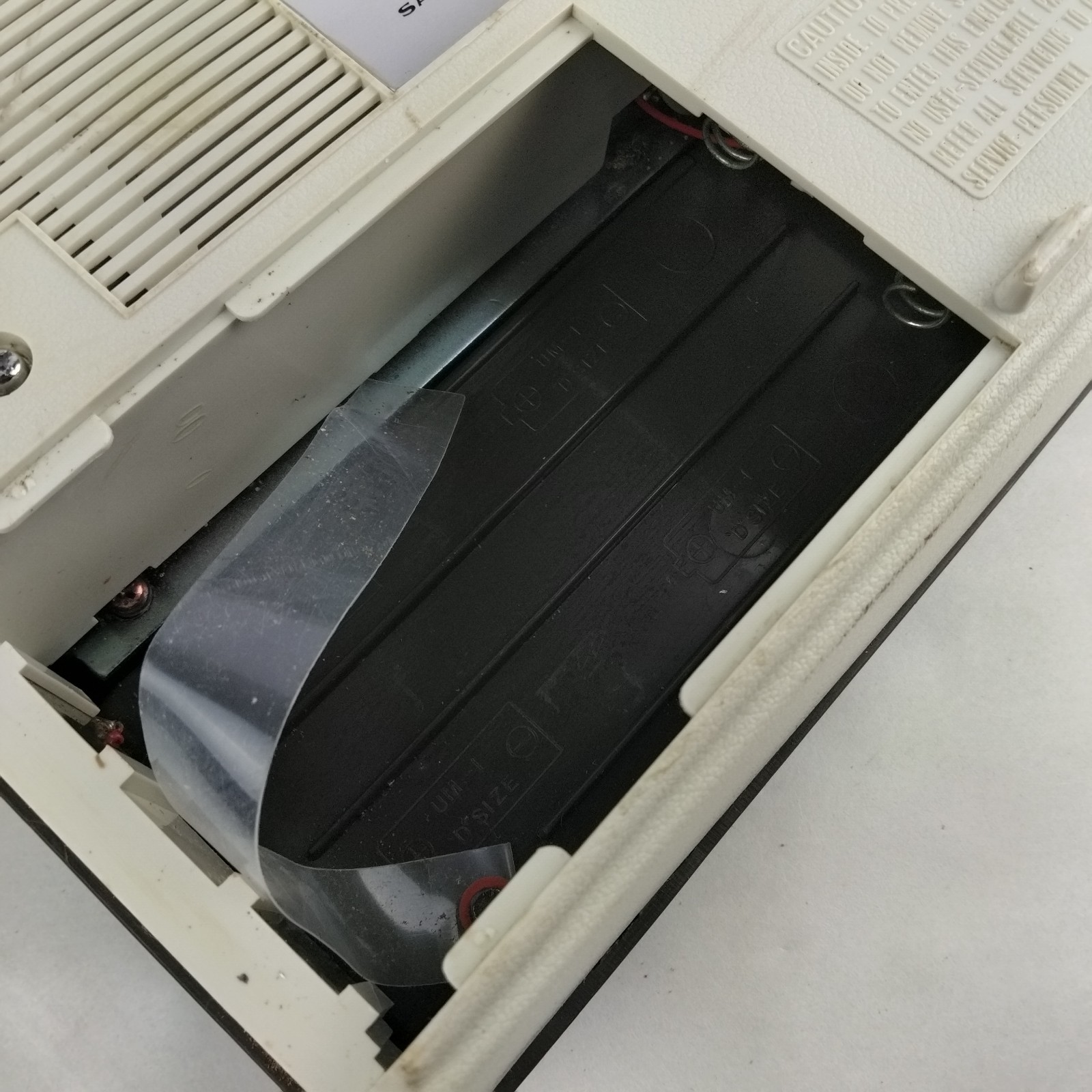Vintage 1970s Craig 2607 Portable Cassette Player For Parts Repair Radio Works