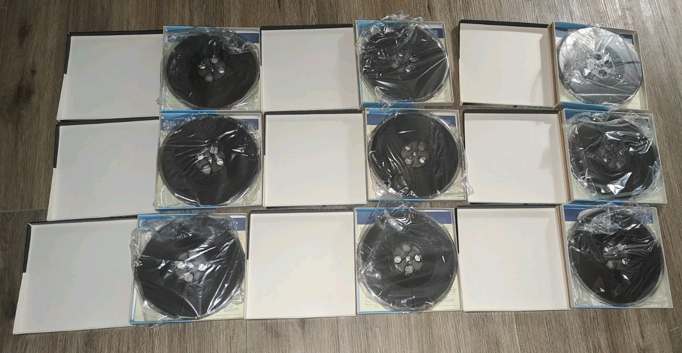 MAXELL UD 35-90 REEL TO REEL SOUND RECORDING TAPE (LOT OF 14) USED