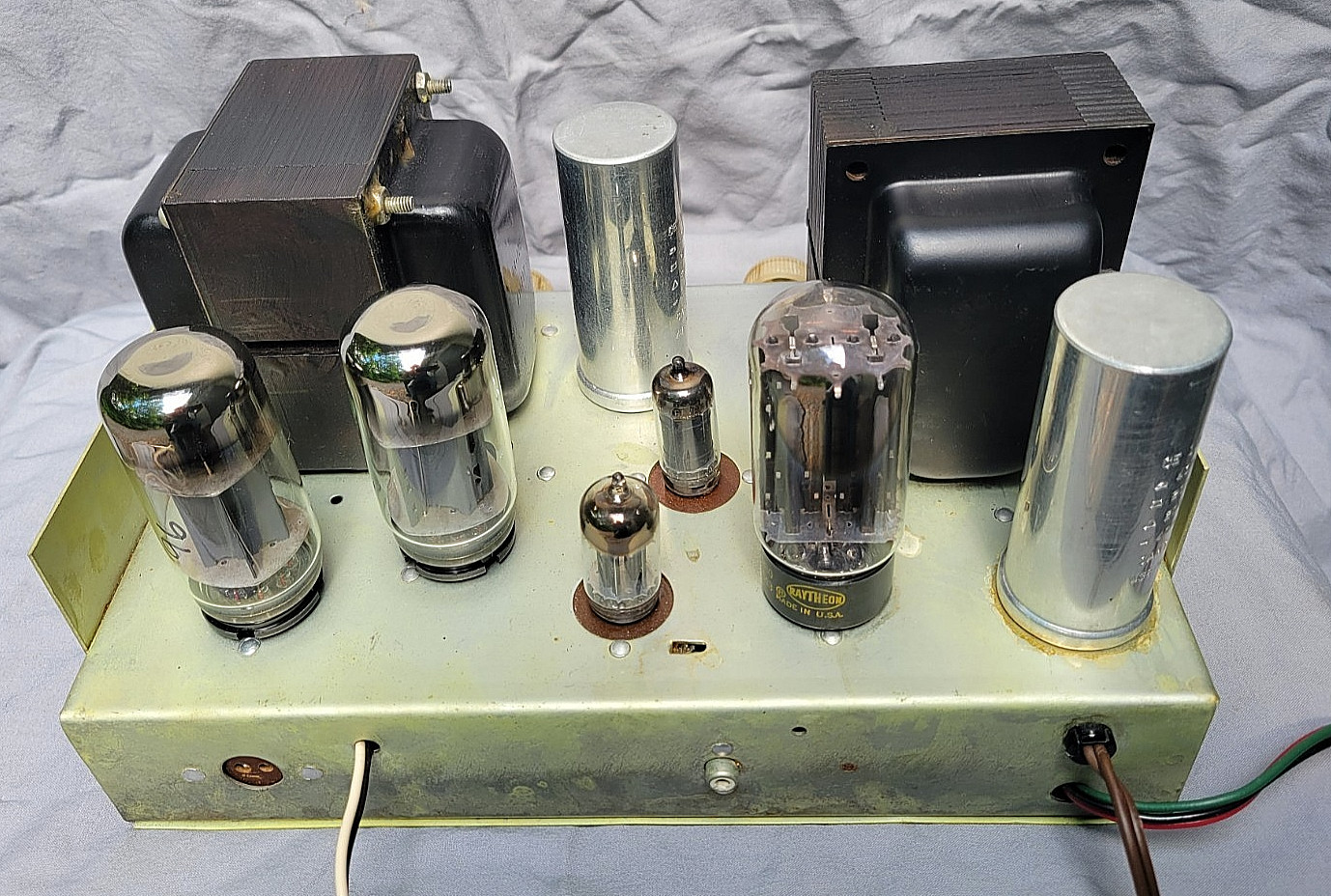 Vintage Amp Tested w/Video: P-P Audio Amplifier 6AU6-12AX7-6L6GC’s-5U4GB