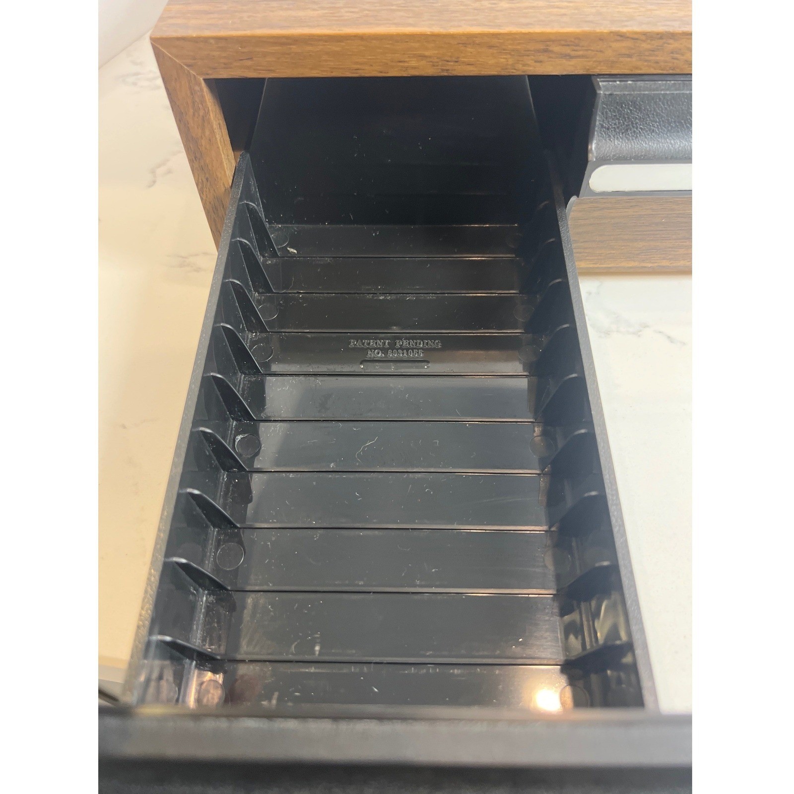 Vintage Wood Grain 3 Drawer Cassette Tape Storage Cabinet Organizer Case 30 slot