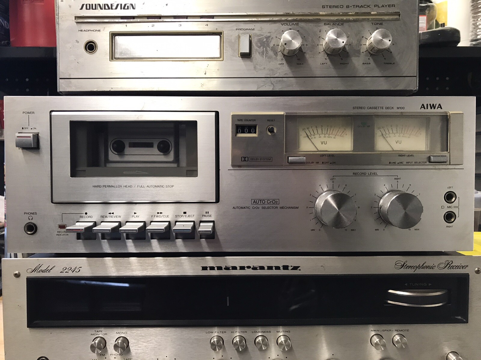 Aiwa Stereo Cassette Deck AD-M100U