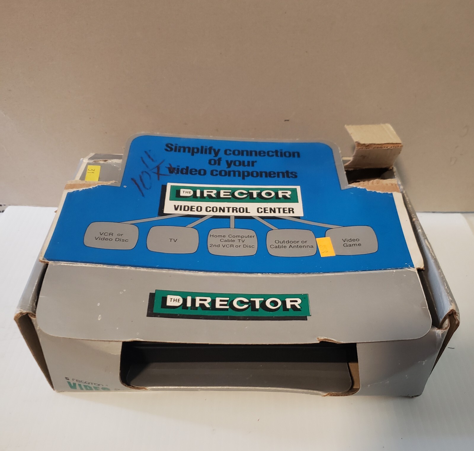 VIDEO CONTROL CENTER RECOTON The director Model-V312 Excellent Condition VINTAGE