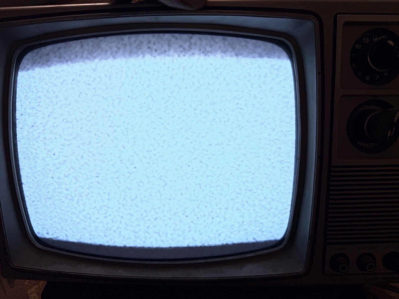 Vintage Wood Grain Curtis Mathis 11” CRT TV Retro