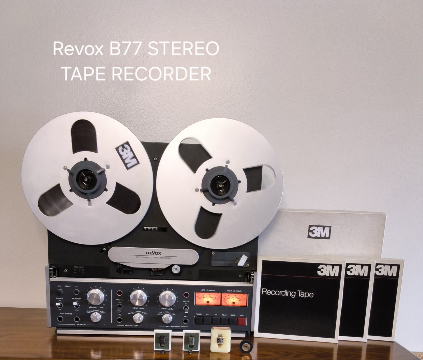 REVOX B77 Stereo Tape Recorder 4 tracks