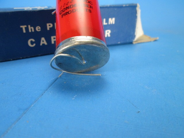 Vintage GLASSMIKE Oil Filled Glass Capacitor ASG104-3M, 0.10 MFD, 3000 WVDC