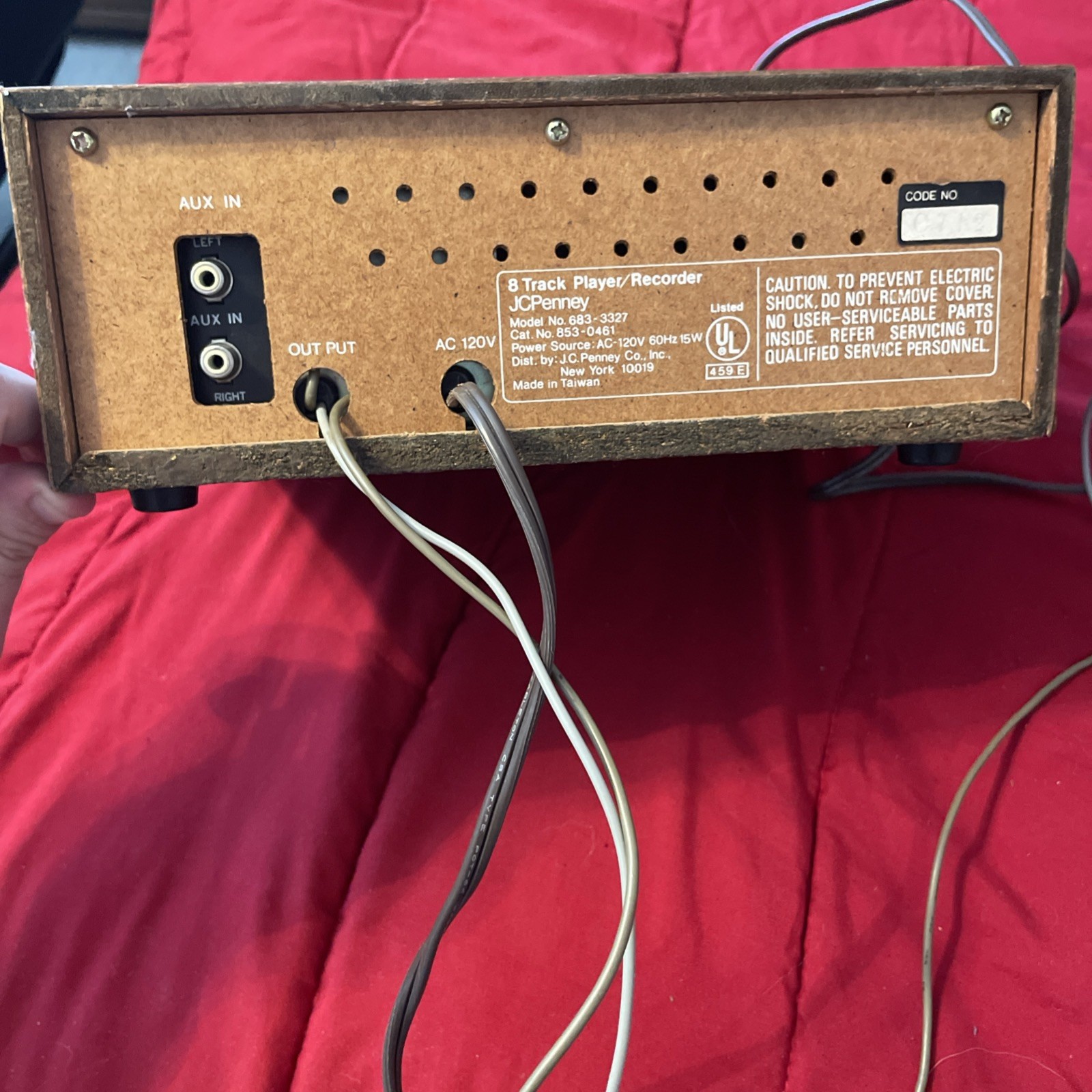 Vintage JC Penney 8 Track Player/Recorder 683-3327 HiFi Stereo