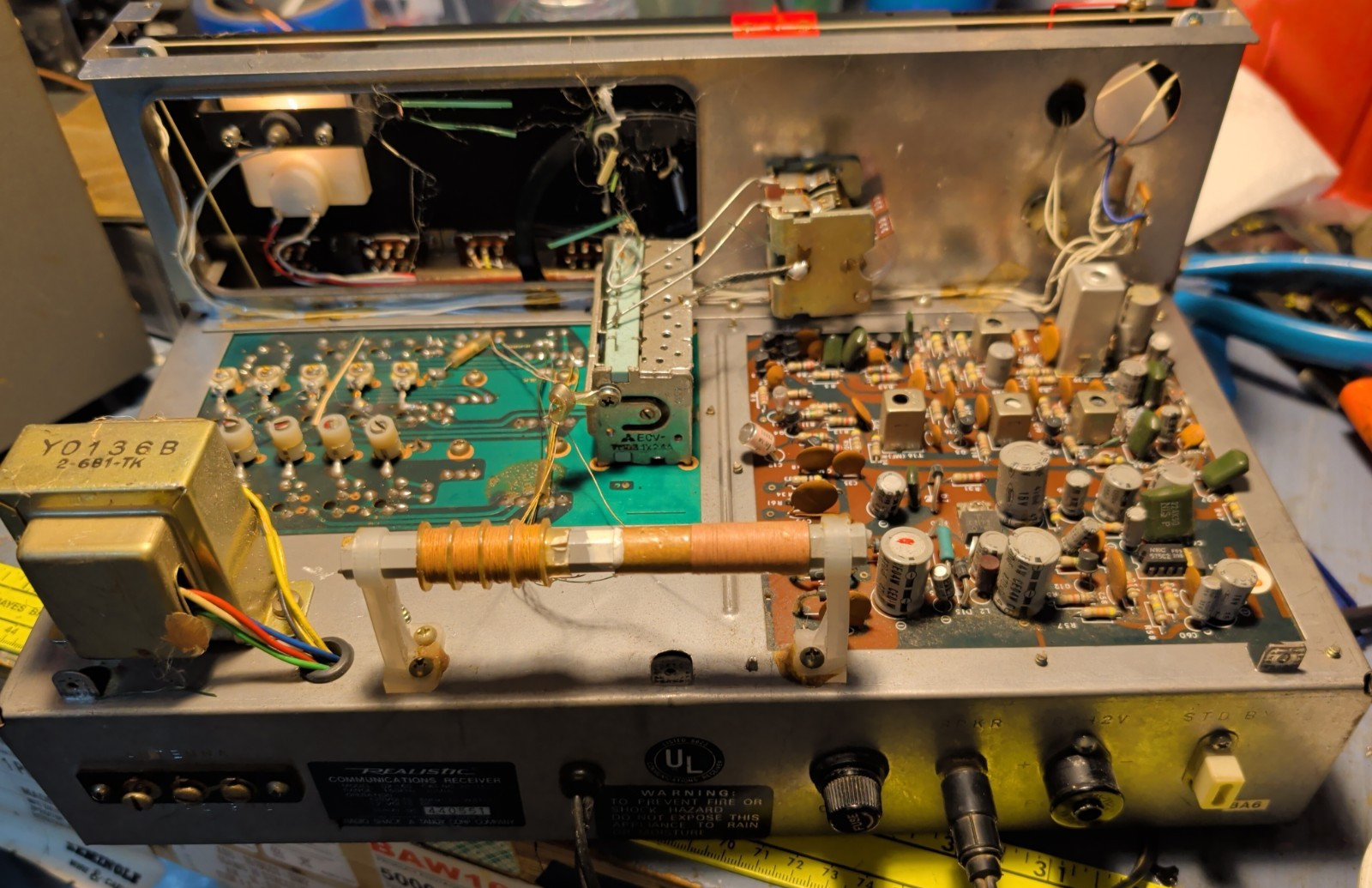 Realistic DX 160 5 Band Shortwave Radio Chassis Tech Special