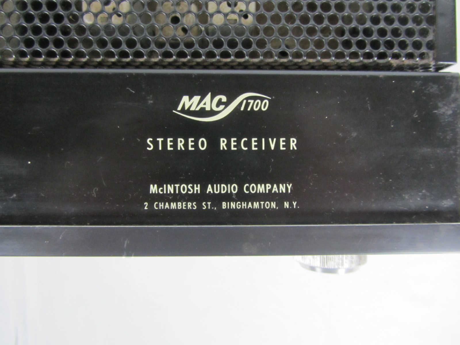 McIntosh Mac 1700 Stereo Receiver Vintage 1970s Used Powers On Garage Find