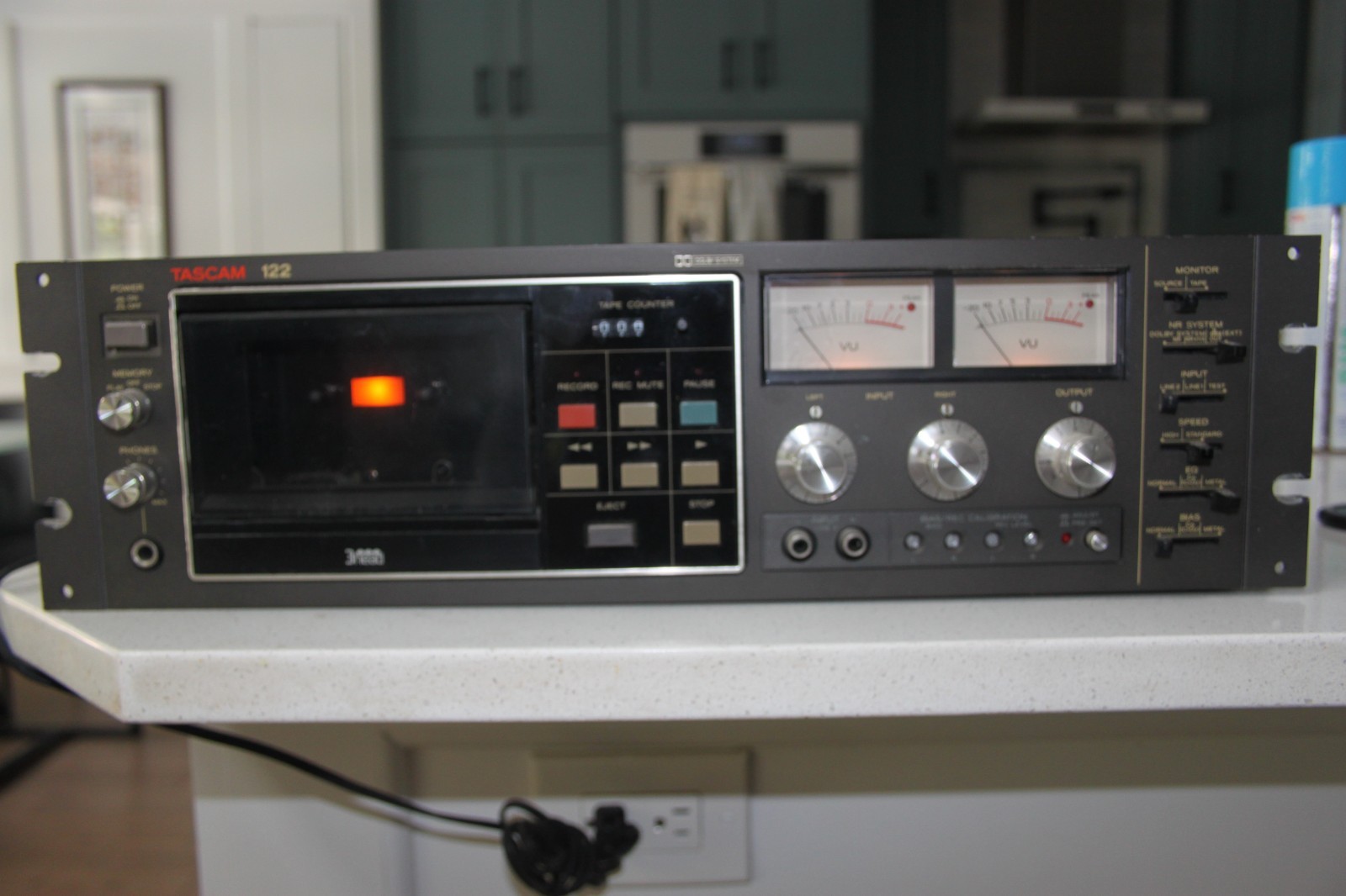 Tascam 122 Pro Audiophile Cassette Deck Recorder Player Dolby TESTED