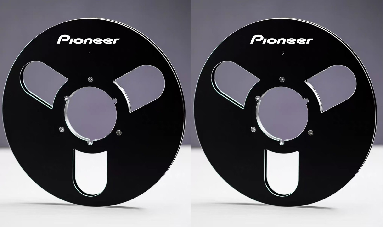 One Pair 10.5” red Pioneer Tape reel High Quality Aluminum Take Up Reel