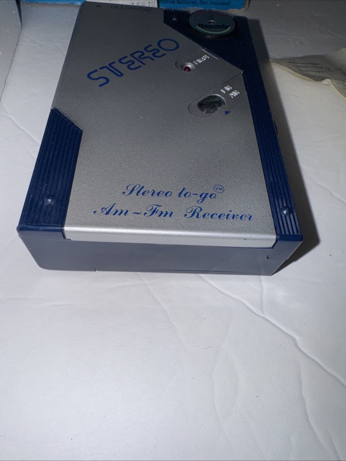 Vintage AI Rhapsody Walking Stereo AM/FM MPX Radio Tested Walkman Purchased 1983