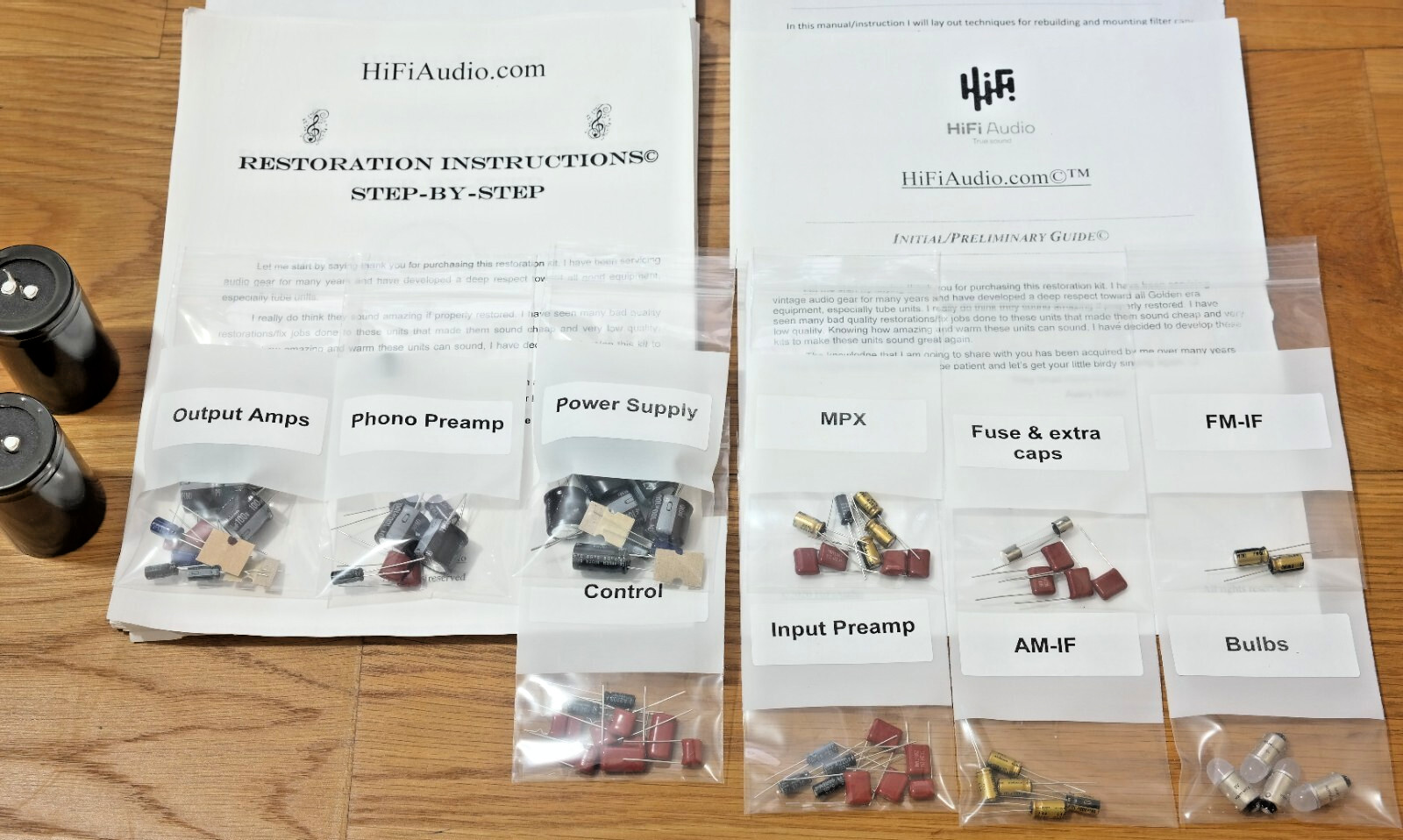 Heathkit AR-1500 receiver restoration kit service recap capacitor fix rebuild