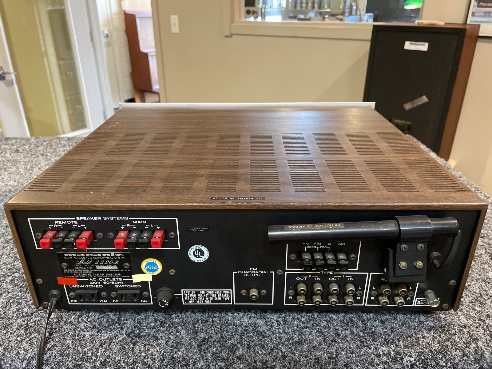 Marantz Model 2220B Receiver, Pro Restored