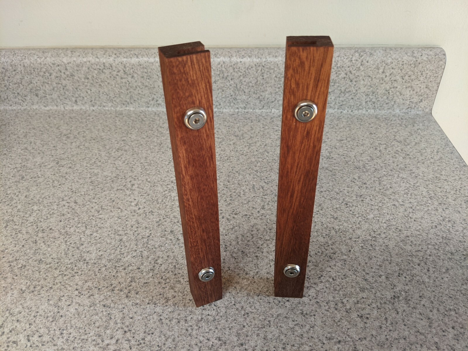 Pioneer RT-707 Side Rails, Solid MAHOGANY fits RT-701 too Cheeks Beautiful