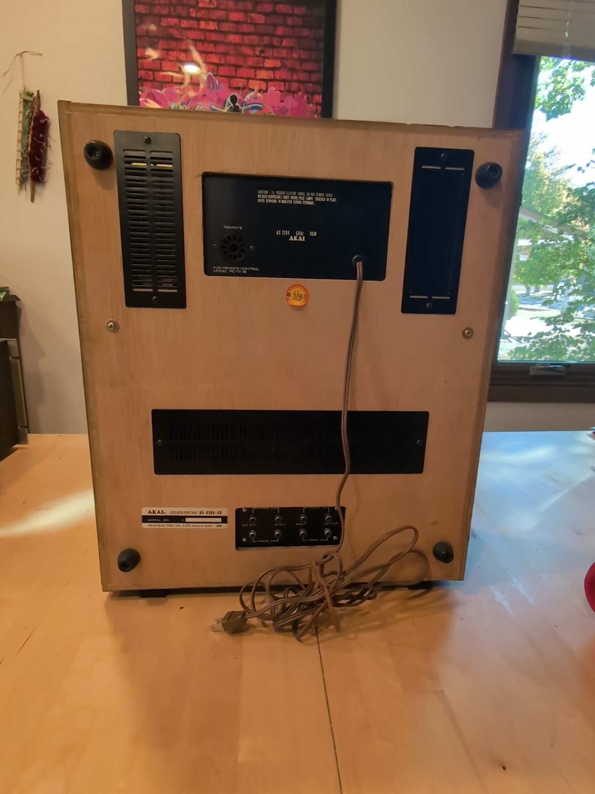 Akai GX-630D SS Stereo/Quadraphonic Pro Reel to Reel Tested Works!