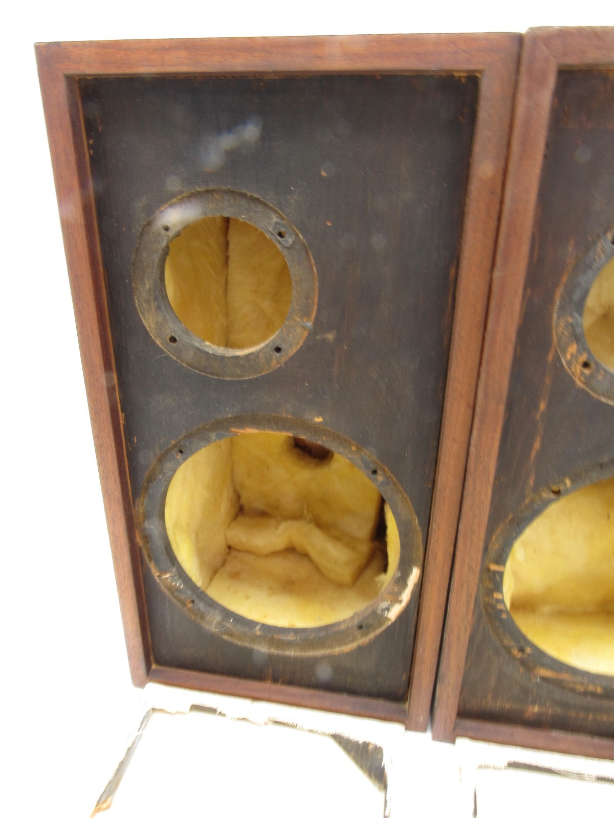 PAIR Acoustic Research AR-4x ORIGINAL EMPTY WOOD CABINETS