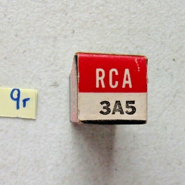 LOT OF 2 NEW IN BOX RCA RAYTHEON ELECTRON TUBES 3A5 (332)
