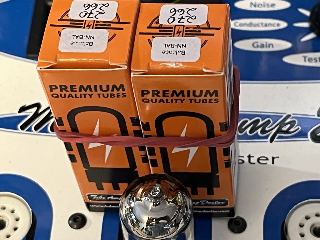 Tube Amp Doctor TAD Premium Selected 7025WB 12AX7WB Tube – Factory Matched Pair
