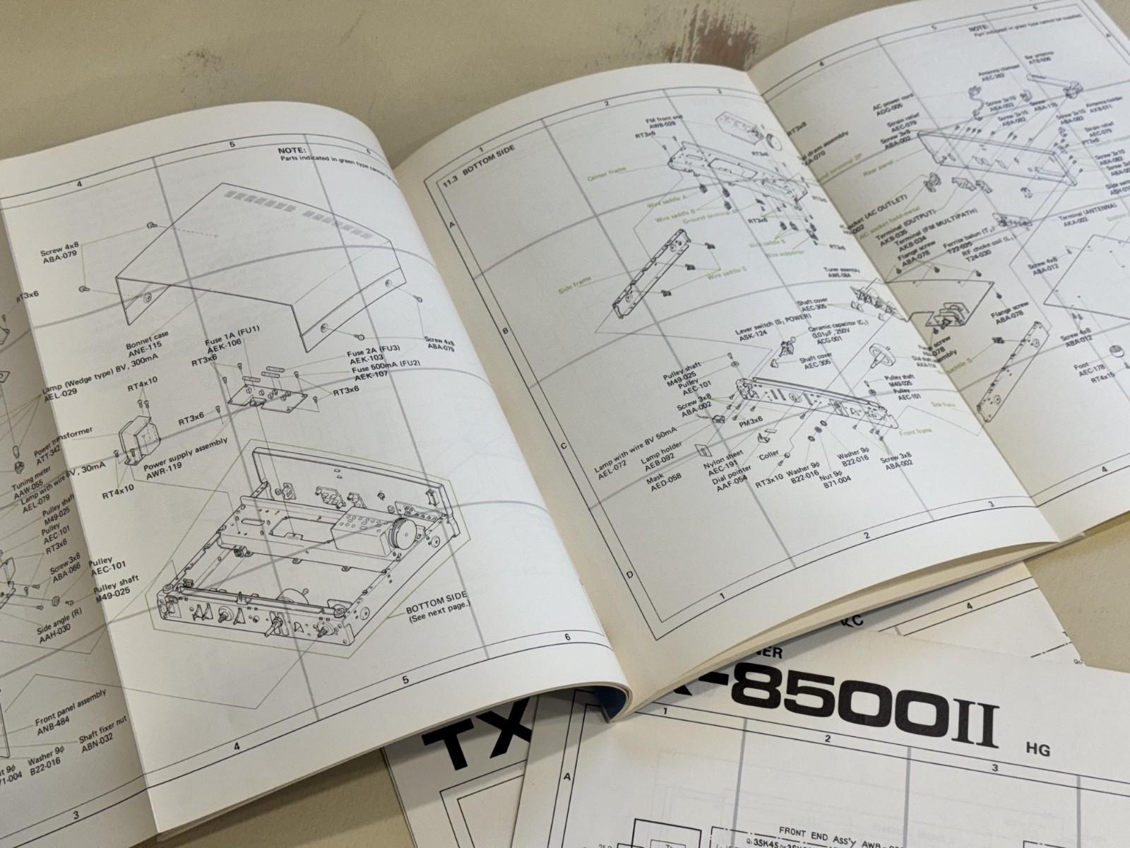 Pioneer TX-8500 II Original Tuner Service Manual
