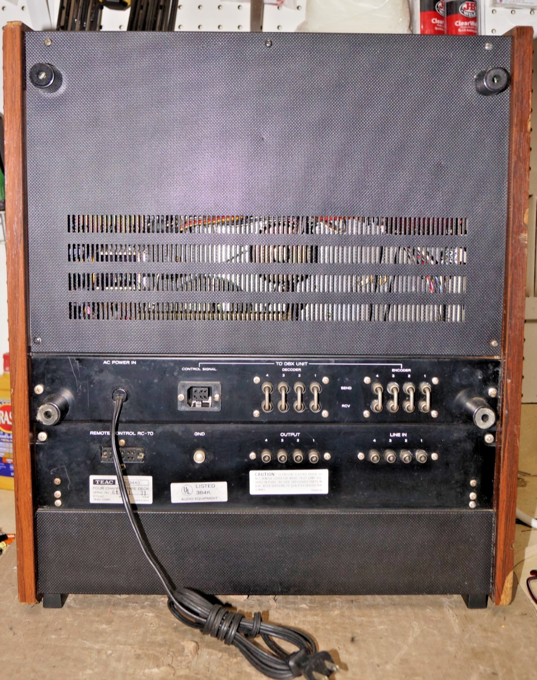 Serviced With Full Recap PRO Series Teac A-3440.READ&See Pictures Of Work Done.