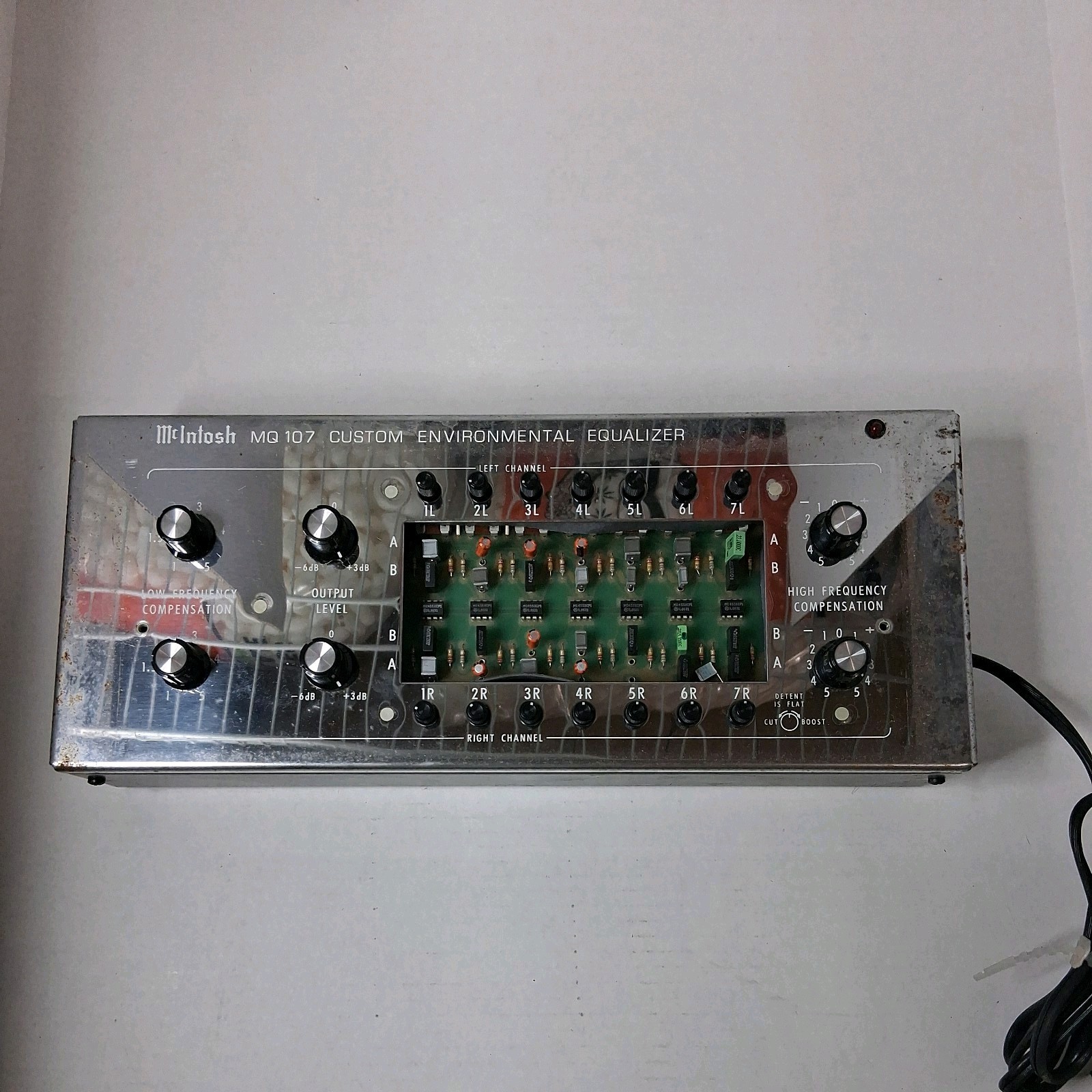 Vintage Mcintosh MQ107 Custom Environmental Equalizer, Tested And Works
