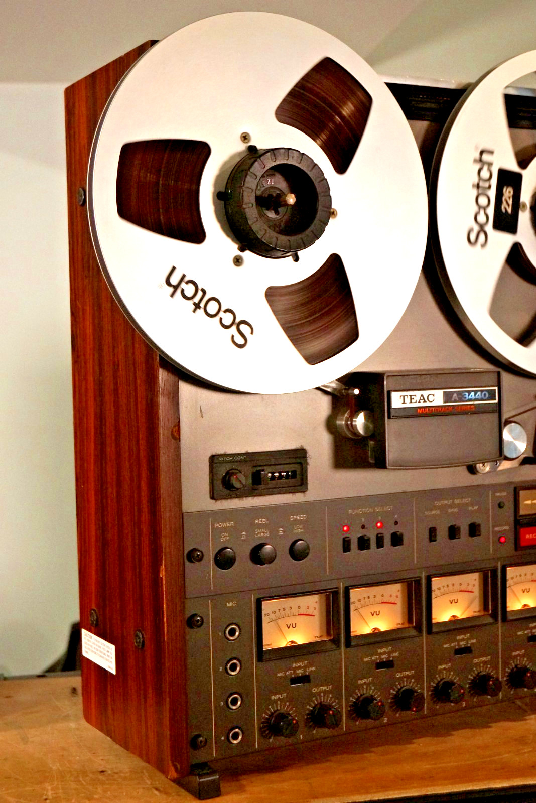 Serviced With Full Recap PRO Series Teac A-3440.READ&See Pictures Of Work Done.