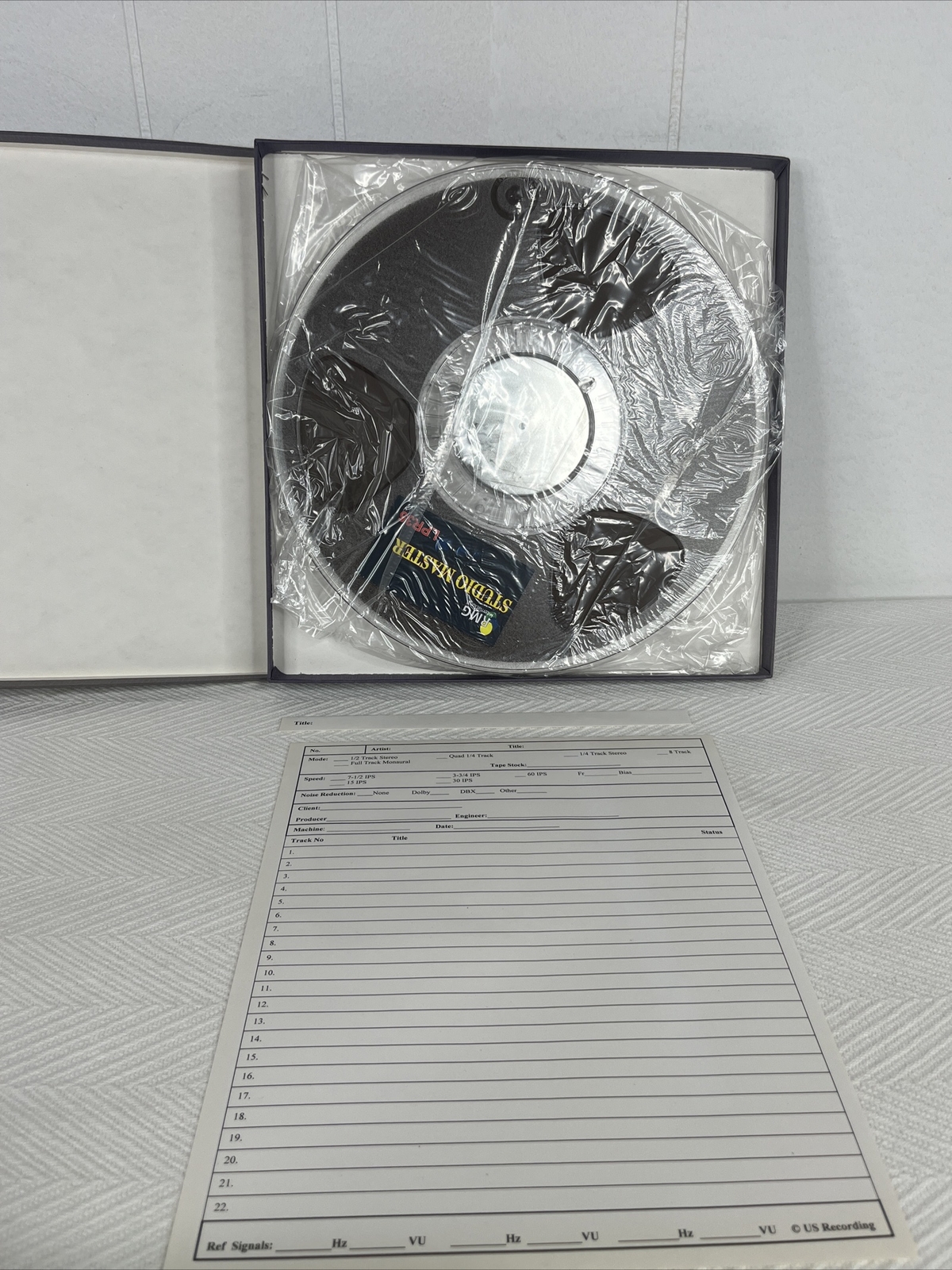 RMG STUDIO MASTER LPR35 1/4″ x 3608’ 34530P Reel to Reel Tape – 10.5″