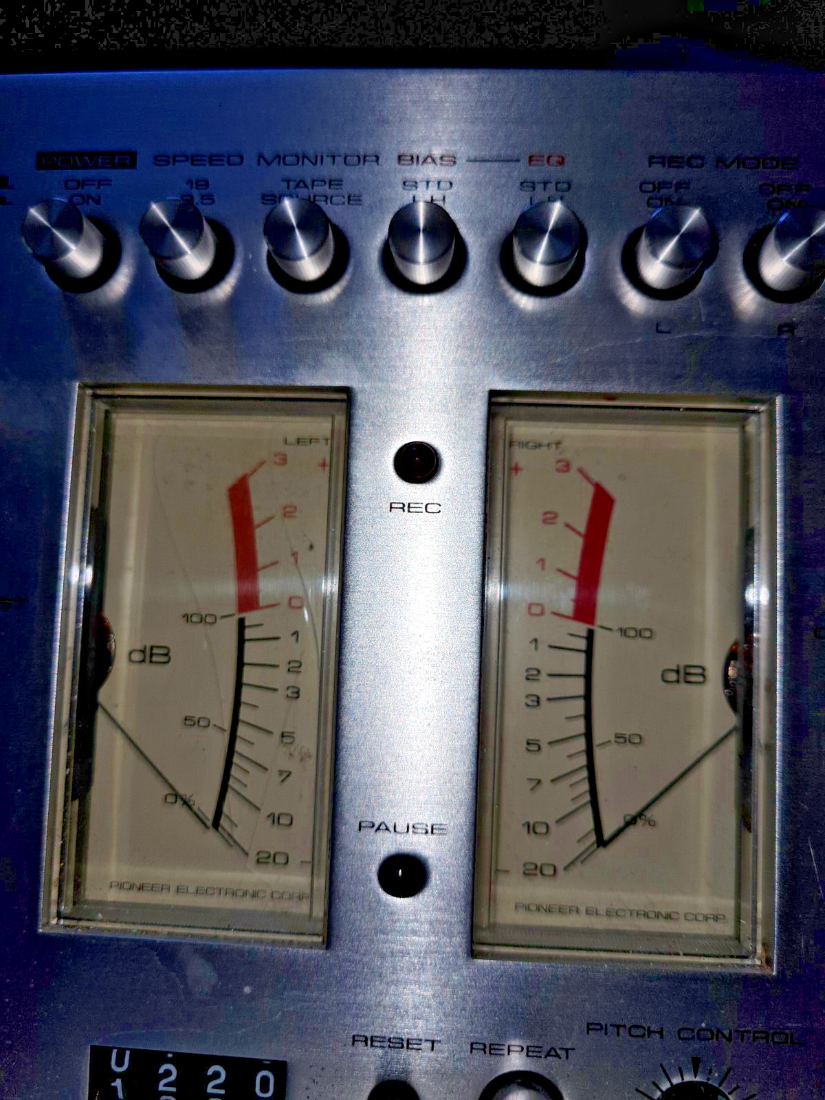 Pioneer RT-707 Auto Reverse Direct Drive Reel To Reel Recorder Tape Deck Silver