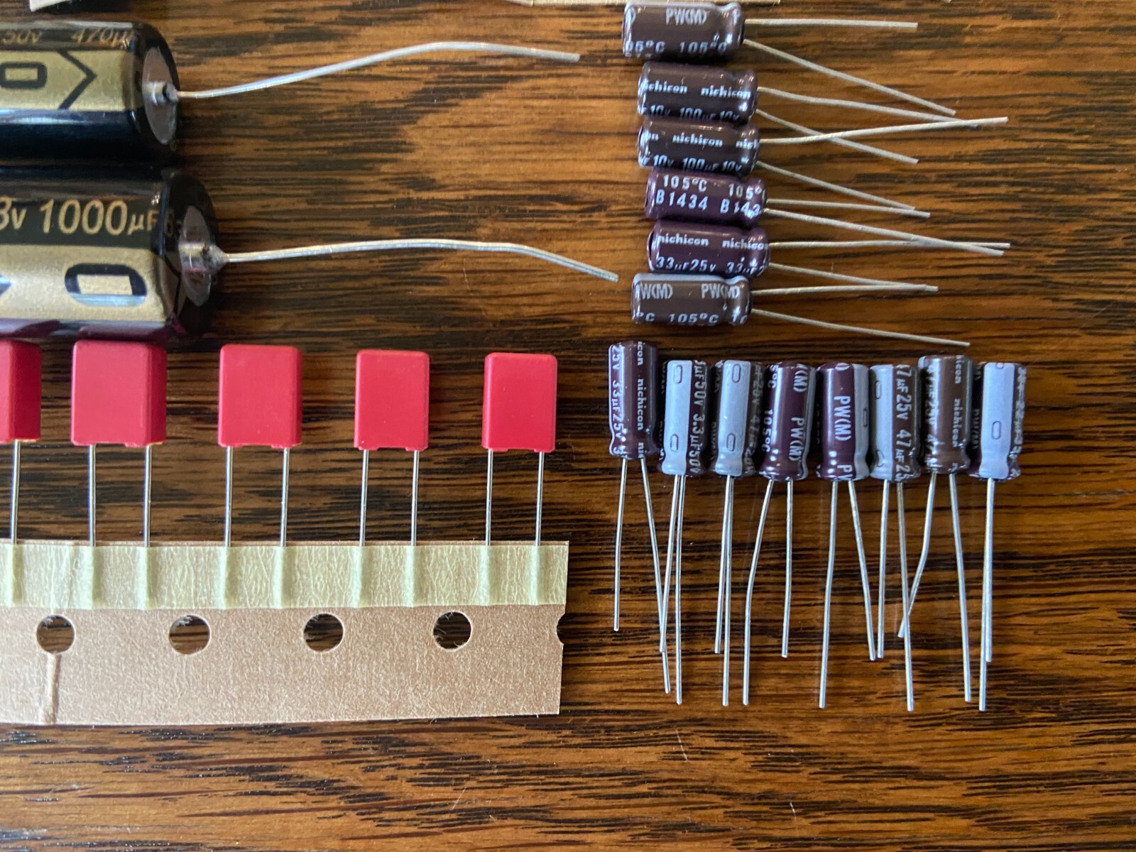 Technics SL-10 Speed Repair Kit Capacitors Turntable Recap Set
