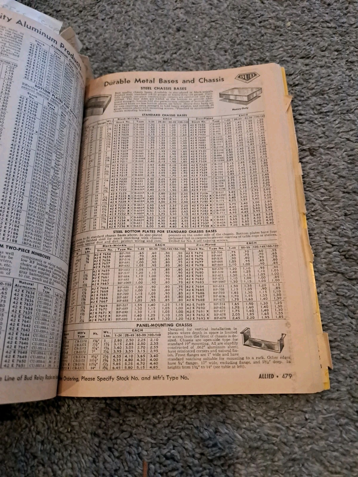 Vintage 1968 Allied Industrial Electronics Catalog No. 680