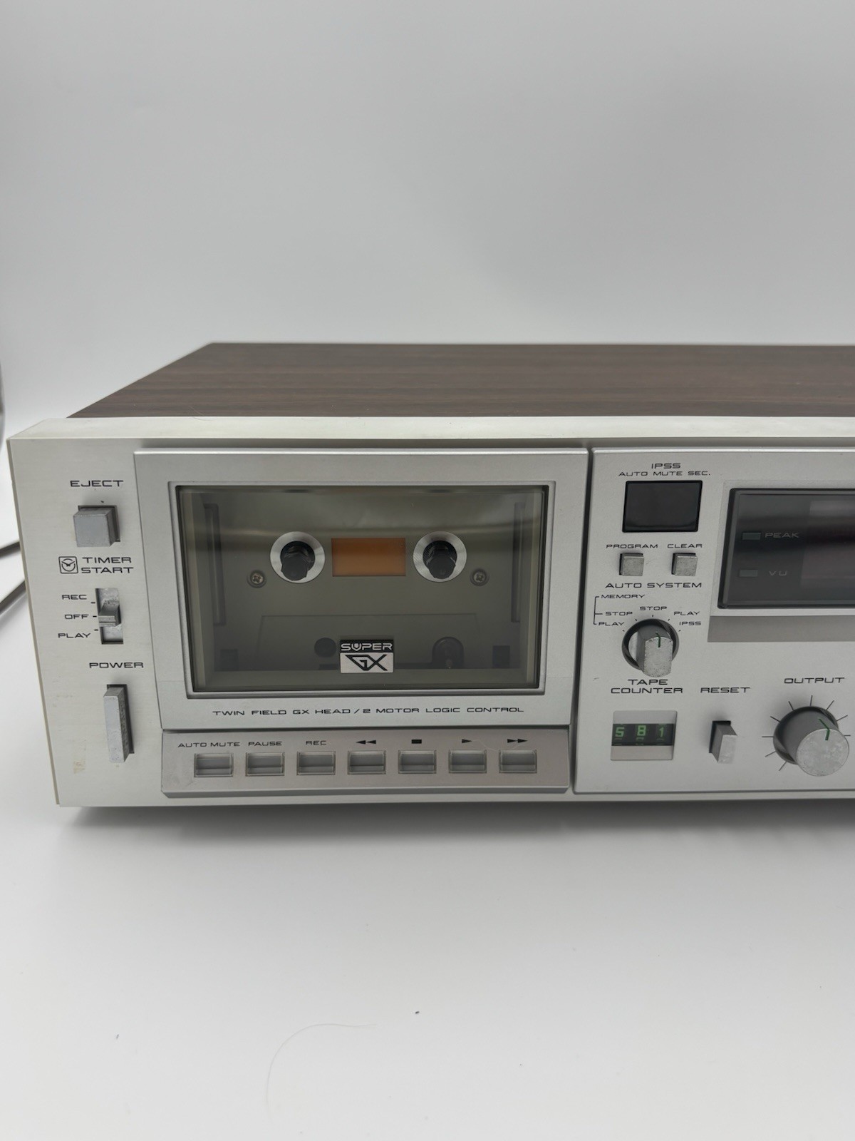 Serviced And Tested (New Belt Installed) Akai Stereo Cassette Deck Model GX F 35