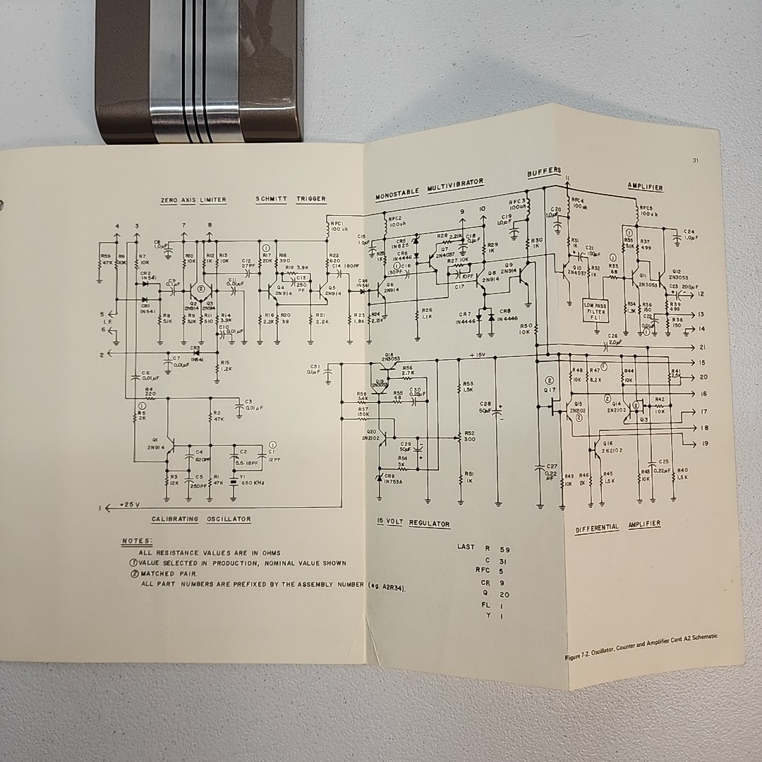 RCA BW-75A FM Monitor Vintage Instruction Manual MI-560735