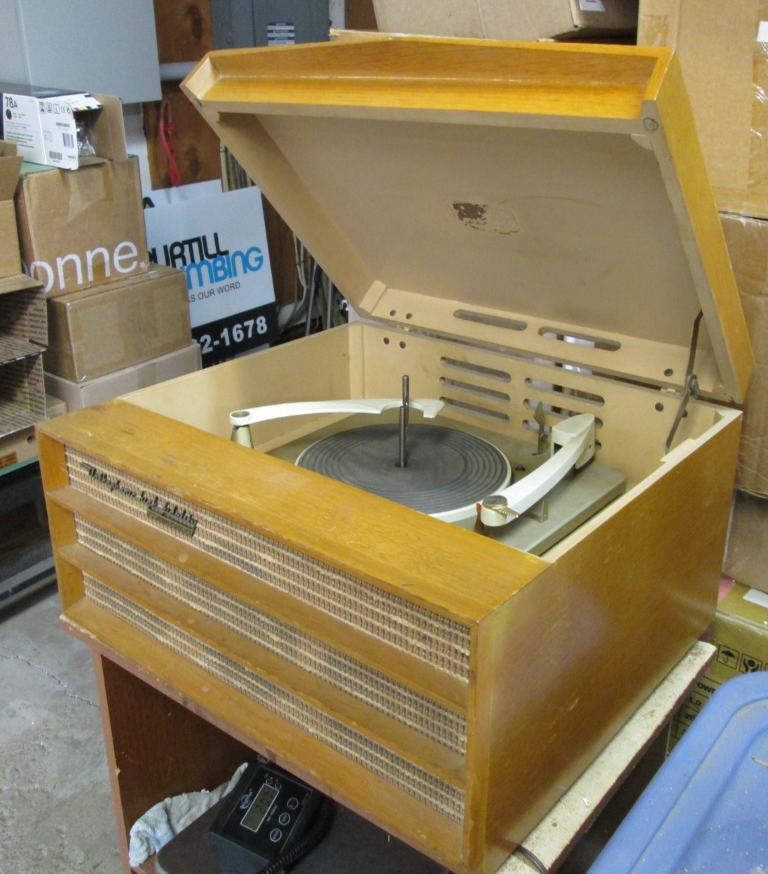 RCA Victor 7-HF-5 Orthophonic High Fidelity Record Player Phonograph for repair