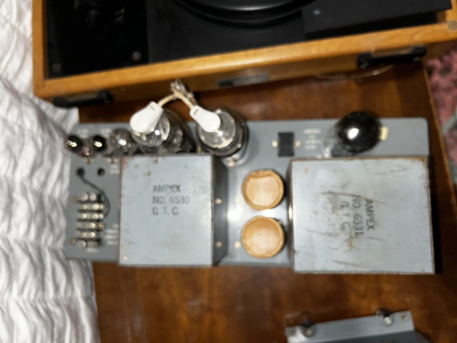 Rare 2x Ampex 6516 Tube Amplifier Pair 6516r2 6530 6531 807 6sn7 5u4g 5879 Nice
